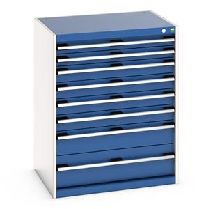 Bott Cubio 8 Drawer Cabinet 800W x 650D x 1000mmH Bott100% extension Drawer units 800 x 650 for Labs and Test facilities 40020142.11v Gentian Blue (RAL5010) 40020142.24v Crimson Red (RAL3004) 40020142.19v Dark Grey (RAL7016) 40020142.16v Light Grey (RAL7035) 40020142.RAL Bespoke colour £ extra will be quoted